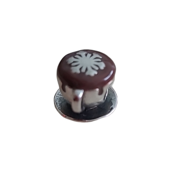 Coffee Sterling Silver Charm - Picture 2 of 5